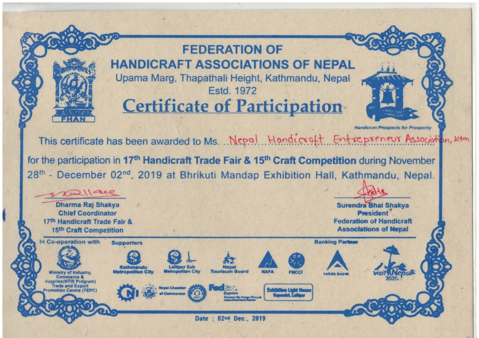 NHEAK award and recognition ceremony photo 2
