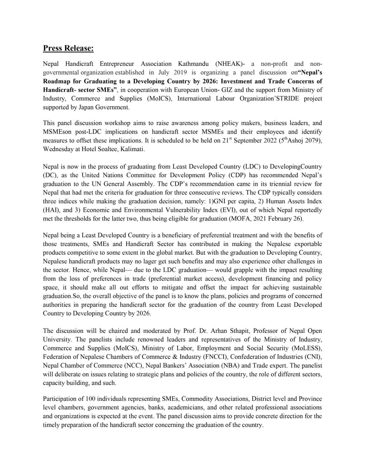 NHEAK press release coverage photo 2